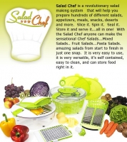 خرید سالاد چف Salad Chef اصل اورجینال, سالاد شف ( کاملترین پکیج خشک کن خرد کن سبزیجات , سالاد ساز و خرد کن دستی آشپزخانه)
